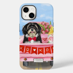 Havanese Hund Valentine Day Lastbil
