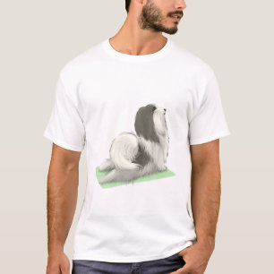 Havanese Hund Yoga Pose Meditation Zen Workout Exe T Shirt