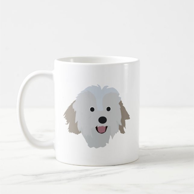 Havanese hundmugg kaffemugg (Vänster)
