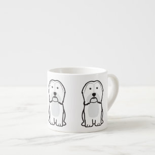 Havanese hundtecknad espressomugg