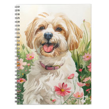 Havanese Journal - Watercolor Hund Notebook