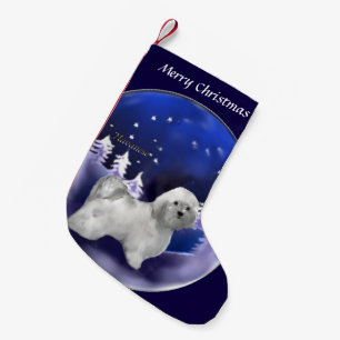 Havanese jul liten julstrumpa