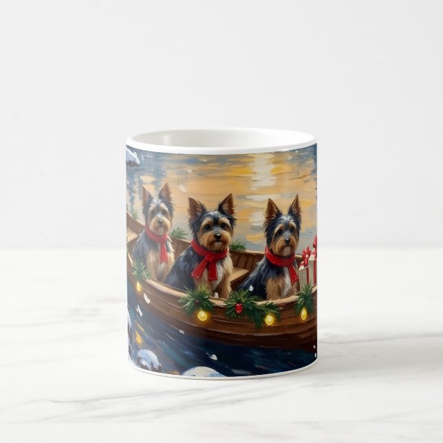Havanese julbåt firande kaffemugg (Center)