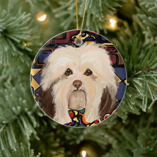HAVANESE       JULGRANSPRYDNAD KERAMIK (Träd)