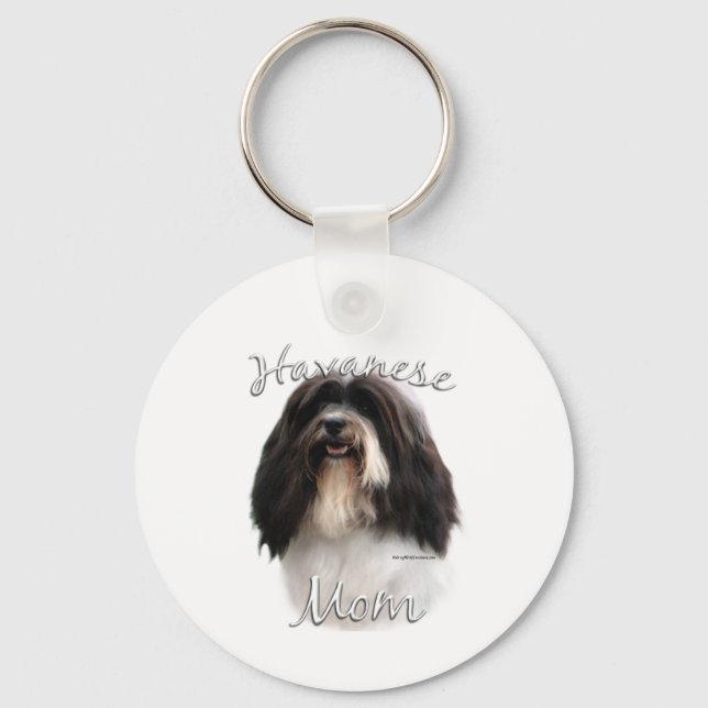Havanese Mamma 2 Nyckelring (Framsida)