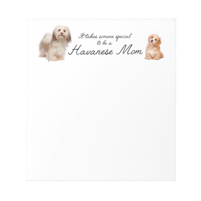 Havanese Mamma Anteckningsblock (Framsida)