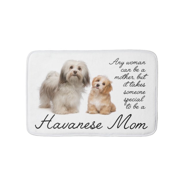 Havanese Mamma Bath Mat Badrumsmatta (Framsidan)