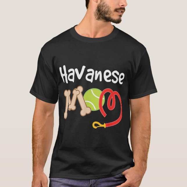 Havanese Mamma Cute Hund Gift T Shirt (Framsida)