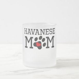 Havanese mamma frostad glasmugg