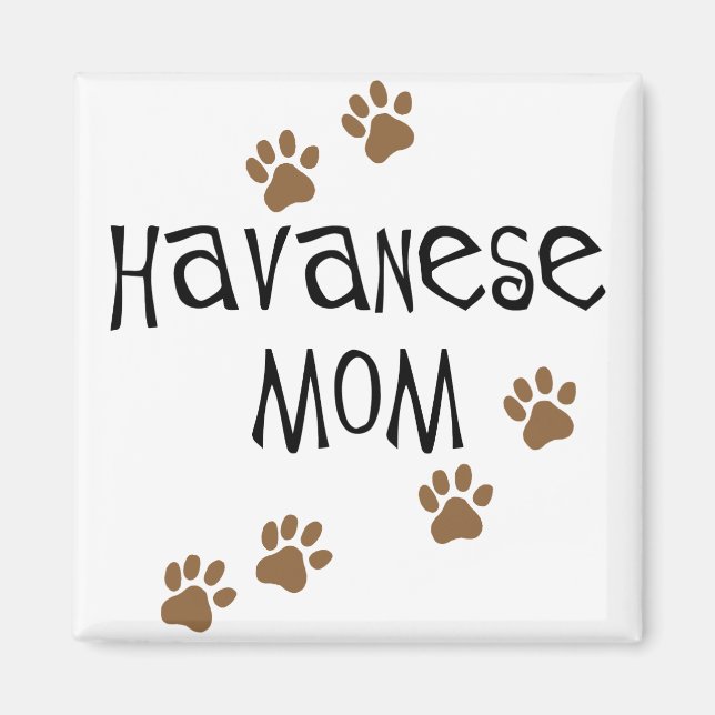 Havanese Mamma Magnet (Framsidan)
