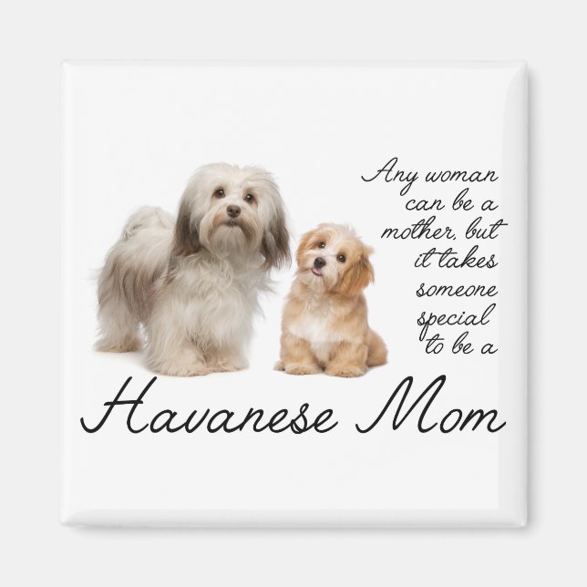 Havanese Mamma Magnet (Framsidan)