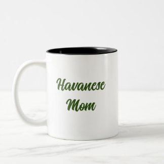 Havanese Mamma Mugg med vit Havanese
