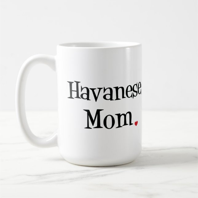 Havanese mammamugg kaffemugg (Vänster)