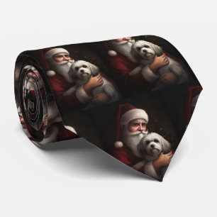 Havanese Med Tomte Festiv Jul Slips