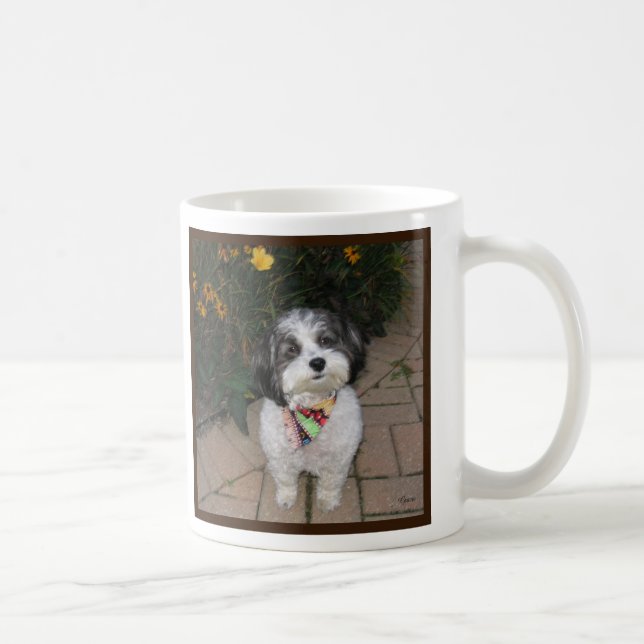 Havanese mugg med blommor (Höger)