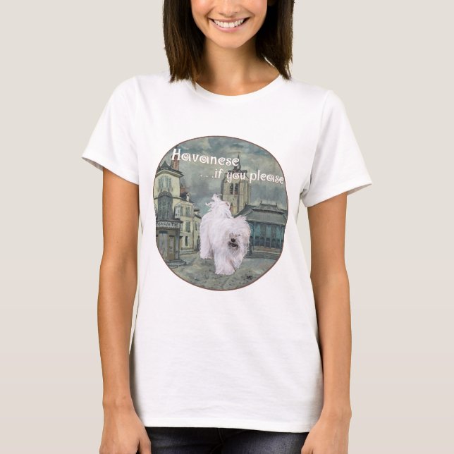 Havanese om du vill tröja (Framsida)