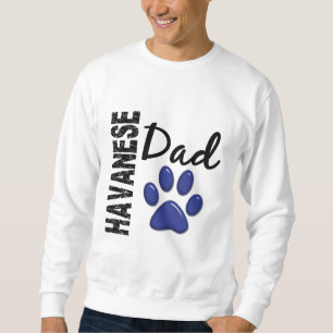 Havanese pappa 2 lång ärmad tröja