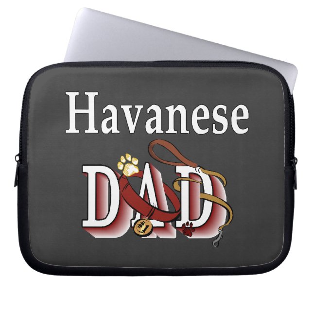 Havanese PAPPA Laptop Sleeve (Framsidan)