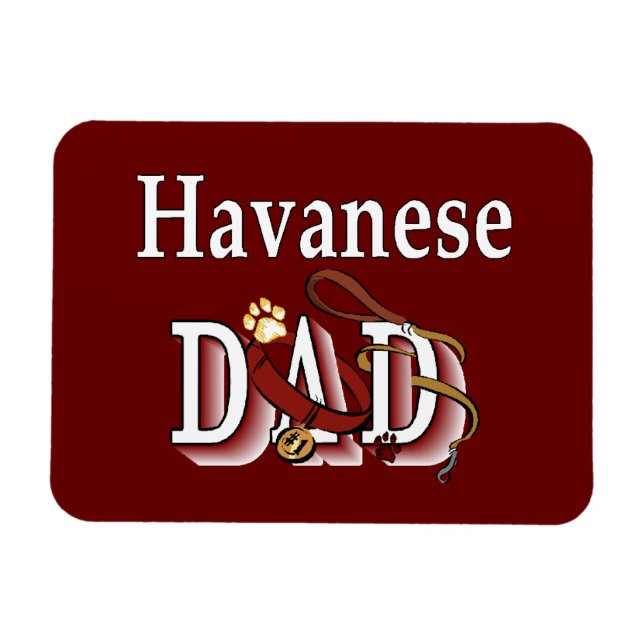 Havanese PAPPA Magnet (Horisontell)