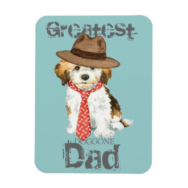 Havanese Pappa Magnet (Vertikal)