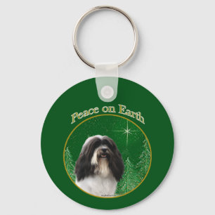 Havanese Peace Keychain Nyckelring