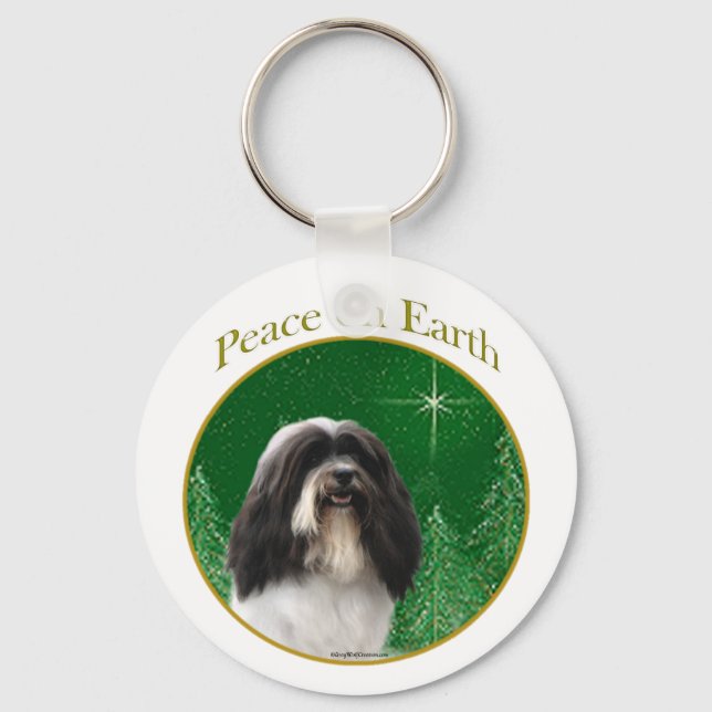 Havanese Peace Nyckelring (Framsida)