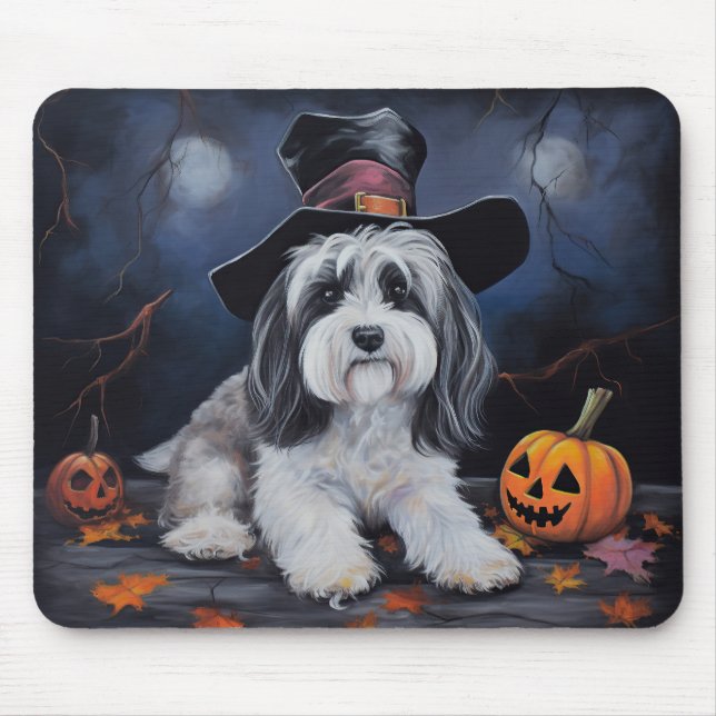 Havanese Pumpkins Halloween Scary Musmatta (Framsidan)