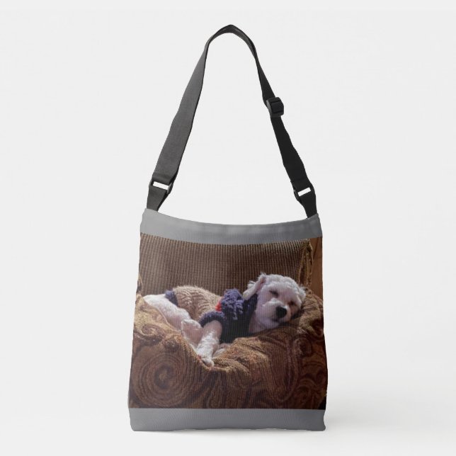Havanese Puppy Napping - Tote Axelväska (Framsida)
