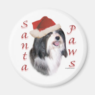 Havanese Santa Tassar Magnet