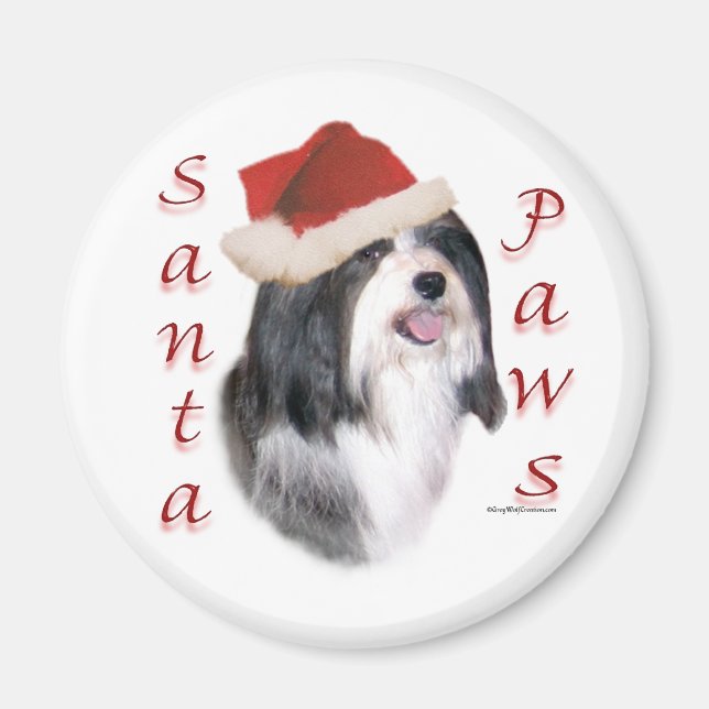 Havanese Santa Tassar Magnet (Framsidan)