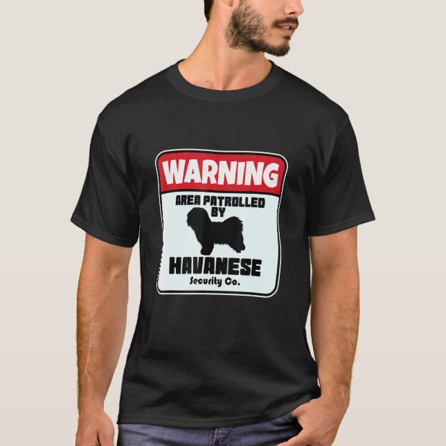 Havanese Security Havanese Hundägare Valp T Shirt (Framsida)