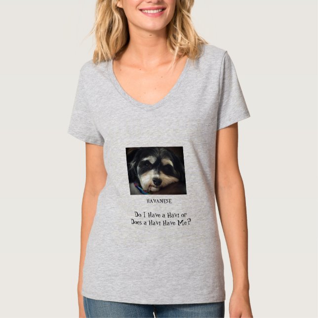 Havanese skjorta tee shirt (Framsida)