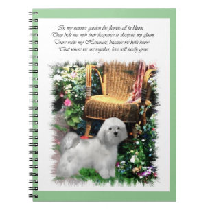 Havanese Summer Garden Anteckningsbok