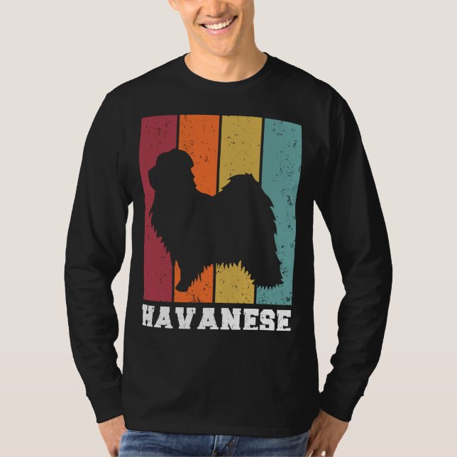 Havanese Vintage  2 T Shirt (Framsida)