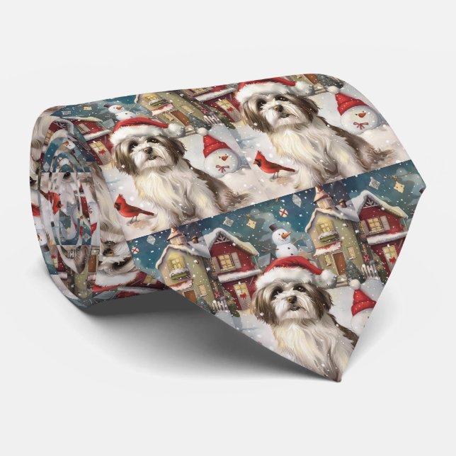 Havanese Winter Wonderland jul Joy Slips (Rullad)