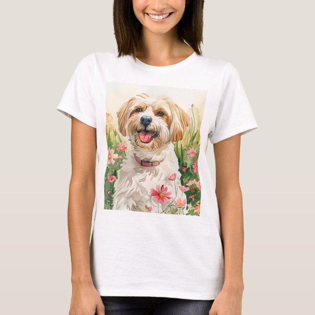 Havanese Women's T-Shirt - Watercolor Hund Tee (Framsida)