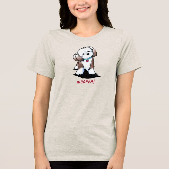Havanese Woofda T Shirt (Framsida)