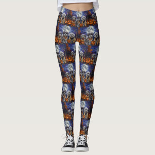 Havanesiska Halloween Kuslig Leggings