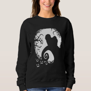Havanesiska Halloween under månljuset kuslig hund T Shirt
