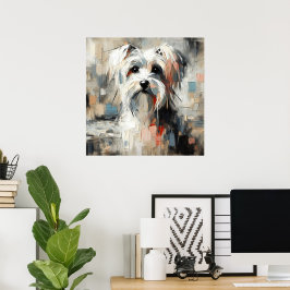 Havanesiska hundkonstaffisch poster