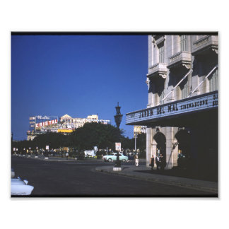 Havanna 1958 Sällsyntets Färgbild Fototryck