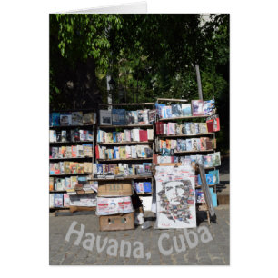 Havanna Cuba Bookstall Hälsningskort