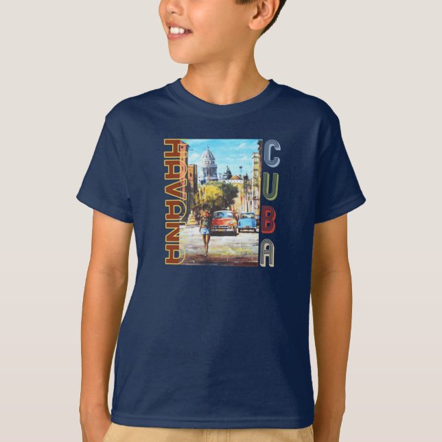 Havanna Cuba Fine Art - nationalhuvudstad T Shirt (Framsida)