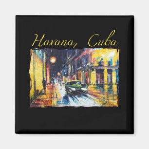 Havanna Cuba - Habana Vieja Nattscene Magnet