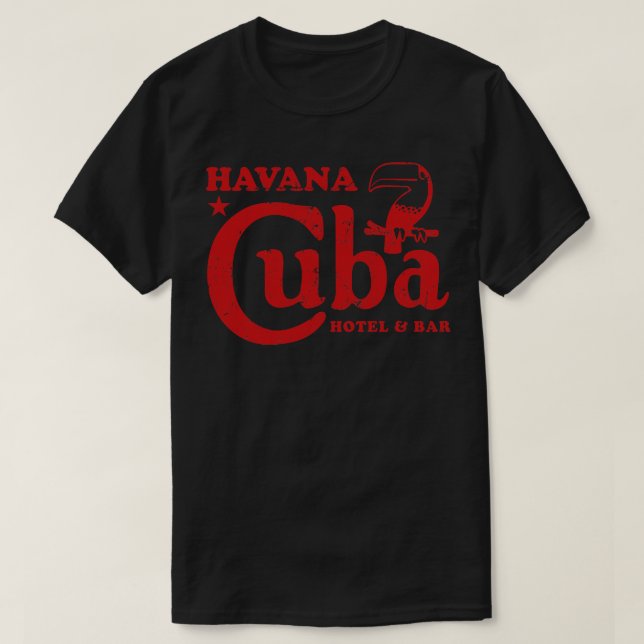 Havanna Cuba Hotel Pub T Shirt (Design framsida)