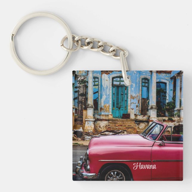 Havanna Cuba Red Vintage bil (Framsidan)