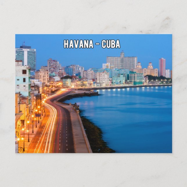 Havanna Cuba Resepostkort Vykort (Framsida)