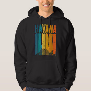 Havanna Cuba Retro Vintage Sunset Skyline Havana Hoodie