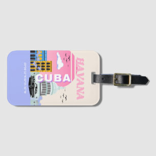Havanna Cuba Travel Art Bagagebricka