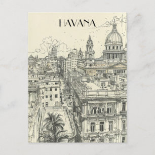 Havanna Cuba Travel Vykort